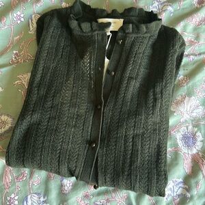 - Sezane cardigan green nwt Louis Xs